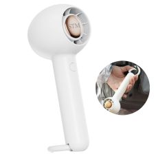 Custom Rechargeable Handheld Fan w/ 2-in-1 Carabiner