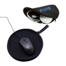 Full Color Custom 2-in-1 Mouse Pad and Pouch - 8''