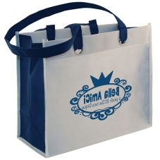 Non-Woven Grommet Custom Tote Bag - 11"w x 9"h x 5"d