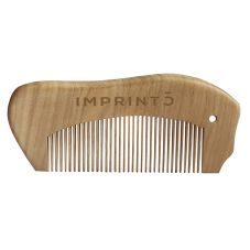Wood Non Static Compact Custom Comb