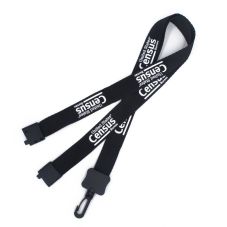 Custom Polyester Breakaway Lanyard w/ Plastic Attachment