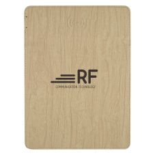 Woodtone Qi Wireless Charging Custom Mouse Pad w/ Phone Stand