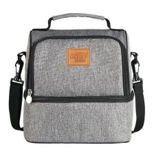 Custom Triangle Lunch Cooler Bag - 9 9"w x 10"h x 6"d