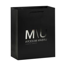 Foil Stamp Matt Laminated Custom Euro Tote - 9.5"W x 11.5"H x 4"D