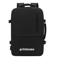 Custom Expandable Travel Laptop Backpack w/ Charging Cable - 15.6"