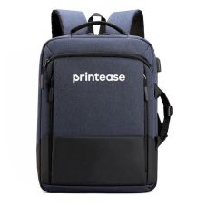Custom Portable Travel Laptop Backpack w/ USB charging - 15.6"