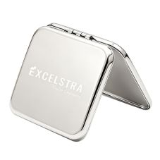 Custom Stainless Steel Square Foldable Cosmetic Mirror