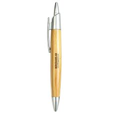 Custom Bamboo Cigar Pen w/ Chrome Trims