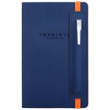 Custom A5 PU Leather Notebook w/ Pen Pouch