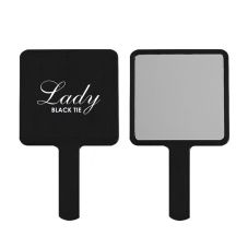Custom Full Color Hand Held Cosmetic Mirror