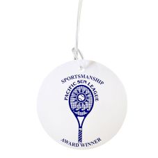 Full Color Custom Round Heavy Duty Write-On Bag Tag