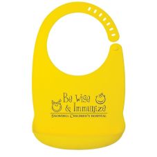 Silicone Custom Baby Bibs w/ Crumb Pocket