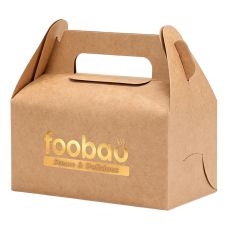 Custom Kraft Gable Box / Take Out Container