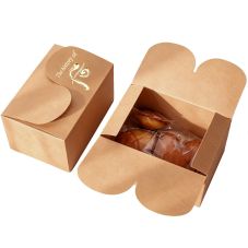 Custom Twist top Kraft Bakery Boxe