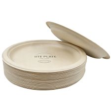 Custom Round Compostable Pulp Plate