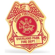 Firefighter Badge Lapel Sticker Custom Sticker Rolls