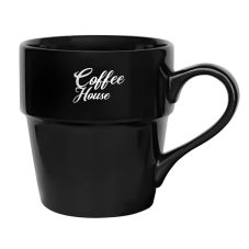 Tapered Ceramic Custom Coffee Mug - 11 oz.
