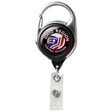 Full Color Custom Carabiner Badge Reel