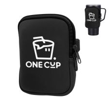 Custom Zippered Water Bottle Neoprene Pouch