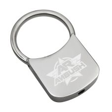 Custom Twist-Lock Silver Keychain