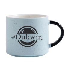 Two-Tone Speckled Promotional Ceramic Mug - 14 oz.