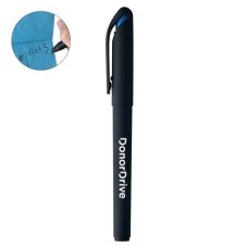 Custom Soft Touch Black Matte Gel Pen