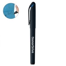 Custom Soft Touch Black Matte Gel Pen