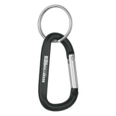 Laser Engraved Custom Carabiner w/ Key Ring
