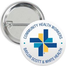 Full Color Round Safety Pin Back Custom Button - 1.25"