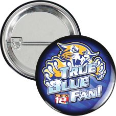 Full Color Round Safety Pin Back Custom Button - 3"