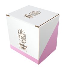 Full Color Custom Mug Gift Box - 4"w x 4"h x 3.15"d