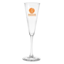 Vine Trumpet Champagne Flute Custom Glassware - 6.5 oz.