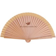 Custom Spanish Flamenco Folding Wooden Hand Fan - 9''L