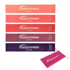 Custom Resistance Yoga Loop Exercise Bands Set w/ Carry Bag