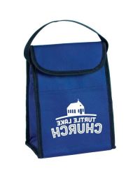 Insulated Non-Woven Custom Lunch Bag - 7.25" w x 10" h x 4.75" d