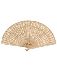Custom Engraved Wooden Folding Fan