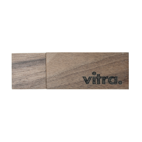 Square Wooden Custom USB Flash Drive