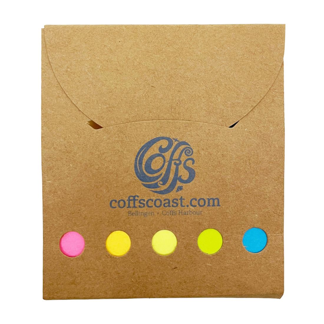 Custom Self-Adhesive Notepads and Flags in Pocket Case