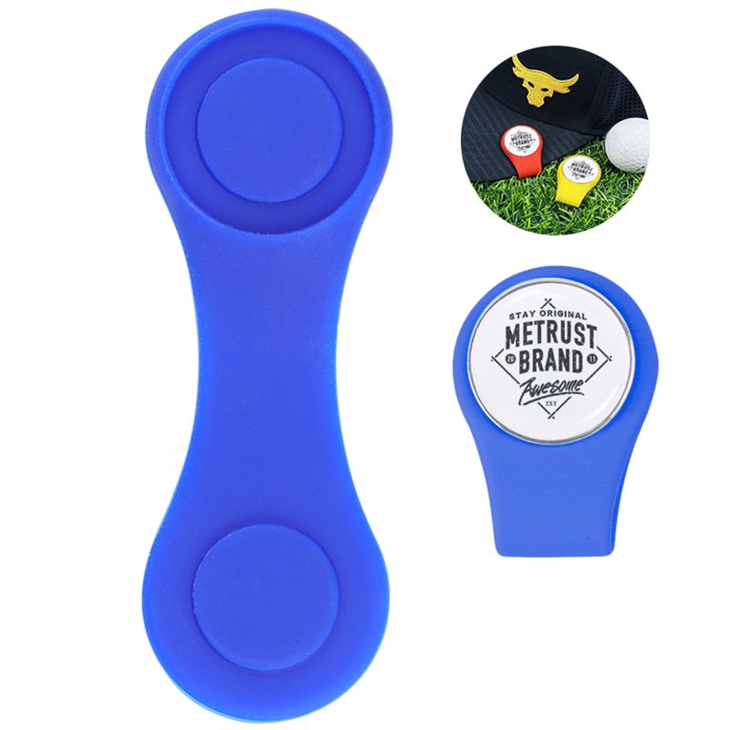 Full Color Custom Golf Hat Clip w/ Ball Marker